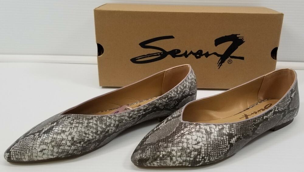 BG) Seven7 Nelly Grey Gray Flat Women's Shoes 2057 Size 9